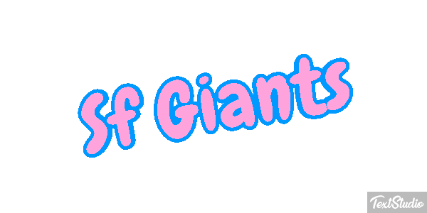 Sf Giants Efeito do texto