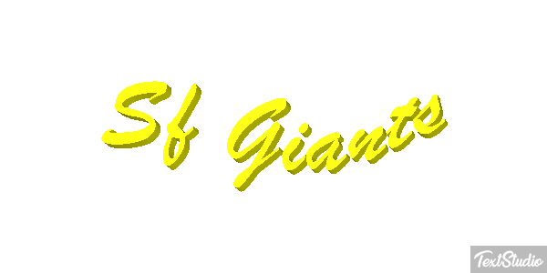 Sf Giants Efeito do texto