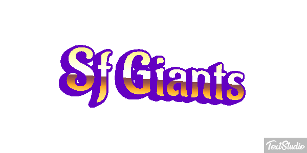 Sf Giants Efeito do texto