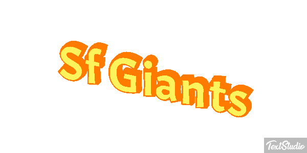 Sf Giants Efeito do texto