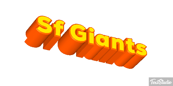 Sf Giants Efeito do texto