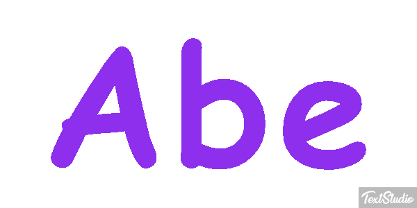 Abe Name Animated GIF Logo Designs