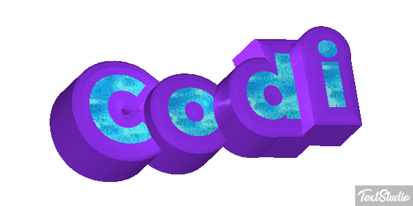 Codi Effetto testo