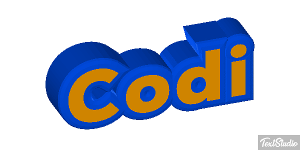 Codi Effetto testo