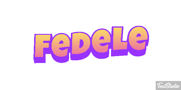 Fedele Effetto testo