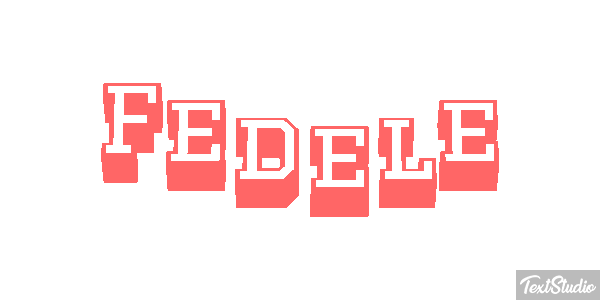 Fedele Effetto testo
