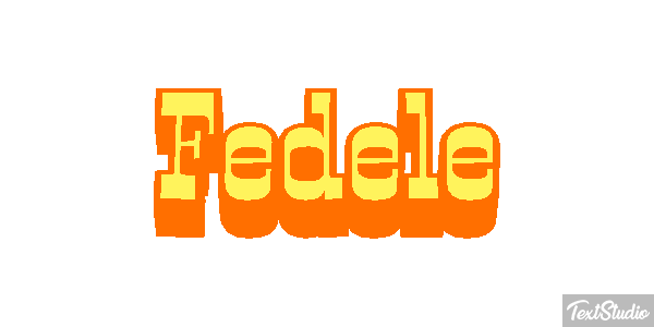Fedele Effetto testo