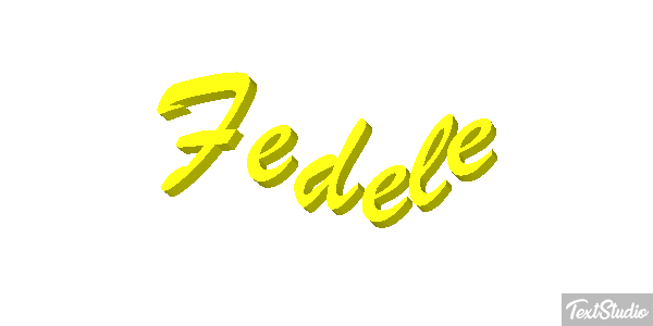 Fedele Effetto testo
