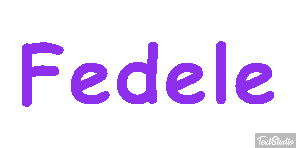 Fedele Effetto testo