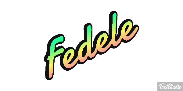 Fedele Effetto testo