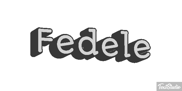 Fedele Effetto testo