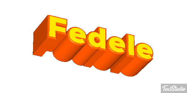 Fedele Effetto testo