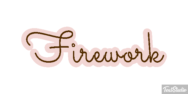 Firework Metin efekti