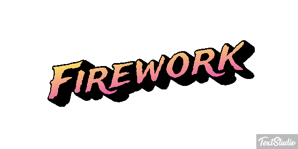 Firework Metin efekti