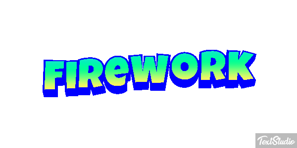 Firework Metin efekti