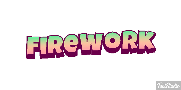 Firework Metin efekti
