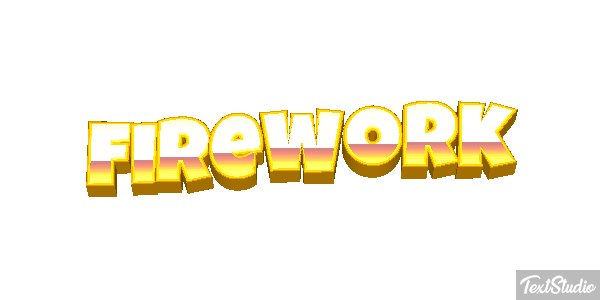 Firework Metin efekti