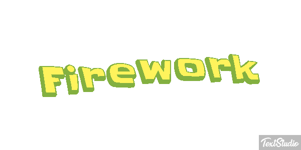 Firework Metin efekti
