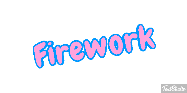 Firework Metin efekti