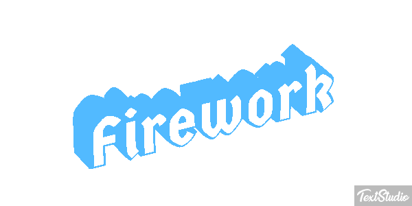 Firework Metin efekti