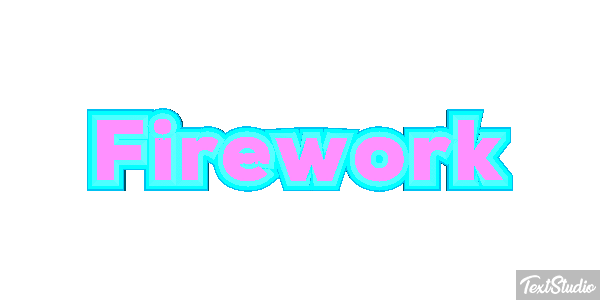 Firework Metin efekti