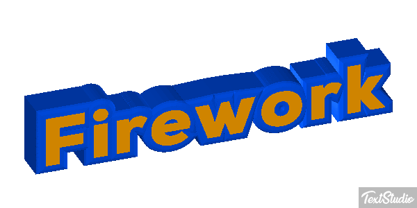 Firework Metin efekti