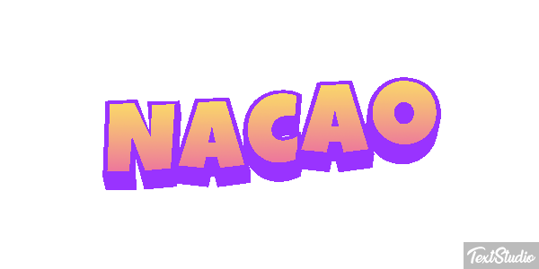 Nação Text effect