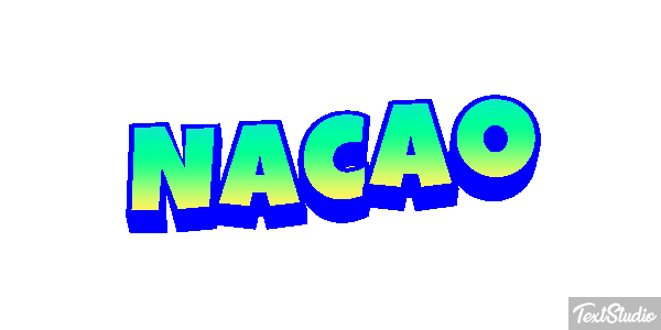 Nação Text effect