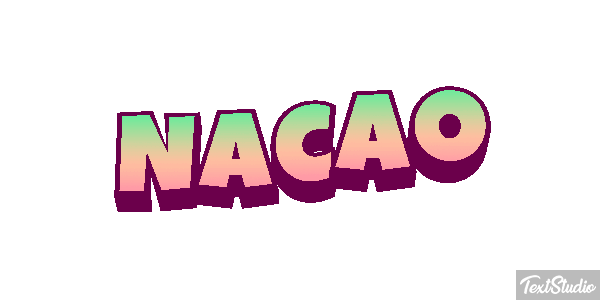 Nação Text effect