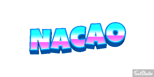 Nação Text effect