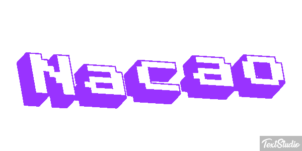 Nação Text effect