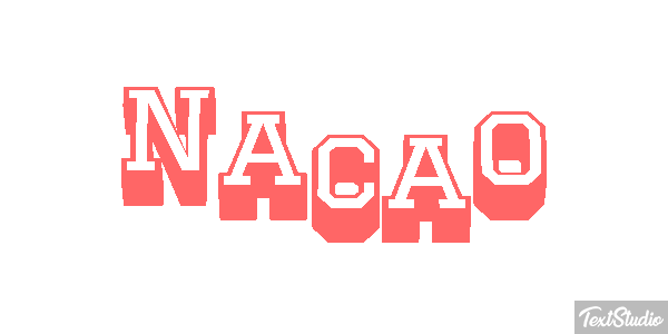 Nação Text effect