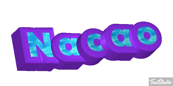 Nação Text effect