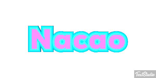 Nação Text effect