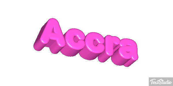 Accra Efecto de texto
