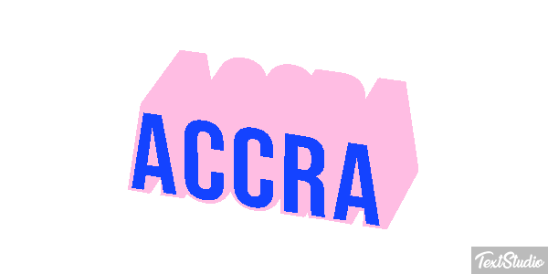 Accra Efecto de texto