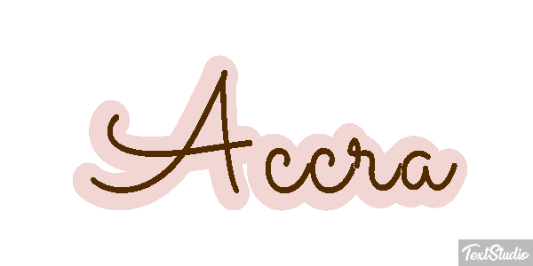 Accra Efecto de texto