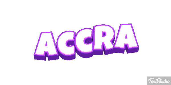 Accra Efecto de texto