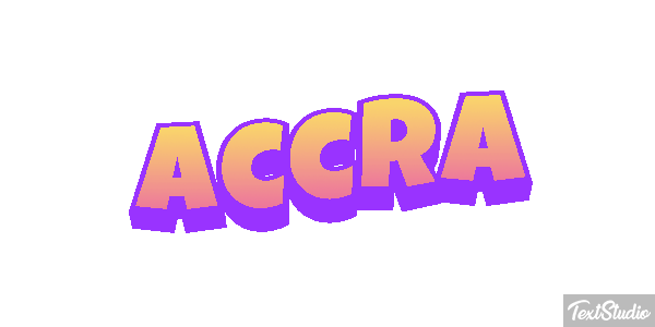 Accra Efecto de texto