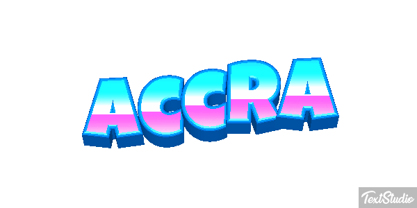 Accra Efecto de texto
