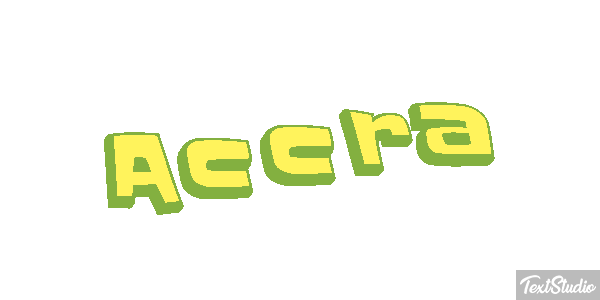 Accra Efecto de texto