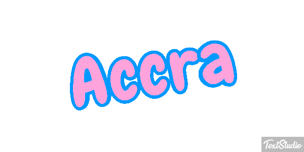 Accra Efecto de texto