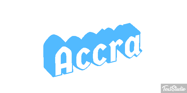 Accra Efecto de texto