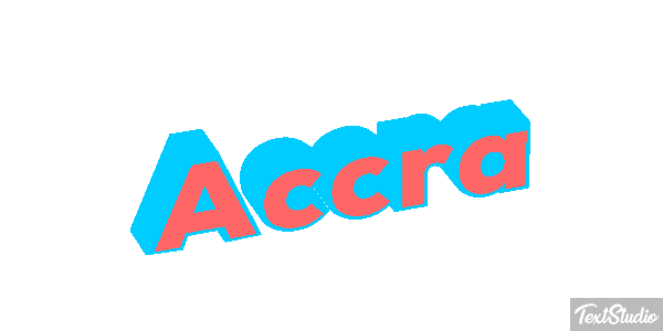 Accra Efecto de texto