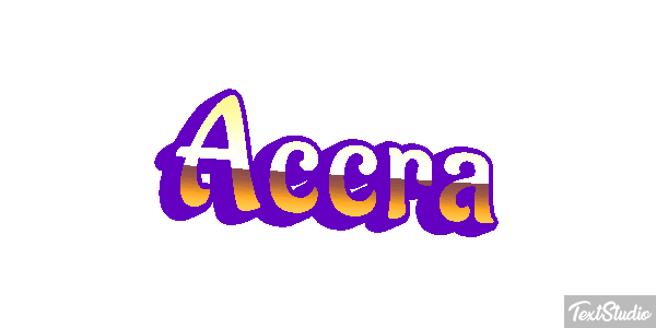 Accra Efecto de texto