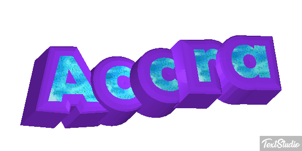 Accra Efecto de texto