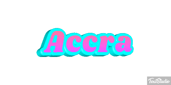 Accra Efecto de texto