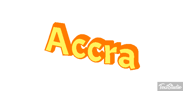 Accra Efecto de texto