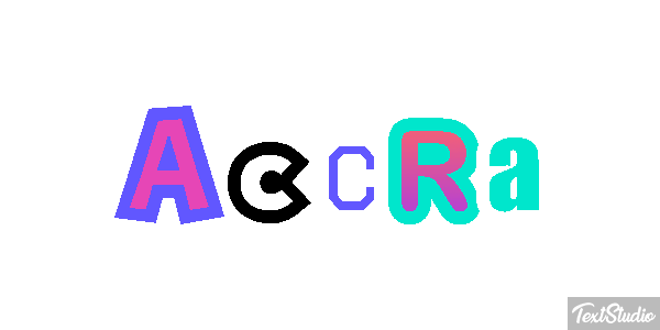 Accra Efecto de texto