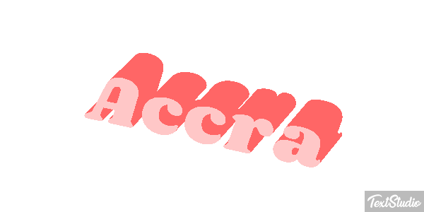 Accra Efecto de texto
